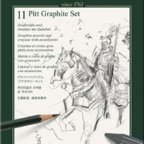 Faber-Castell PITT Graphite 11-Piece Small Tin Introductory Professional Quality Set in a Metal Case
