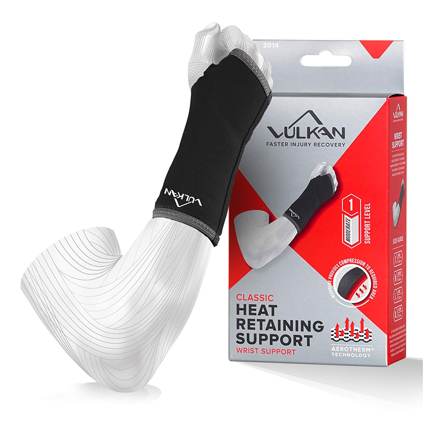 VULKAN Classic Long Wrist Support, Medium
