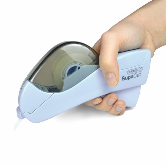 Rapesco 1442 SupaCut Tape Dispenser with 2 Tape Rolls - Powder Blue - Image 2