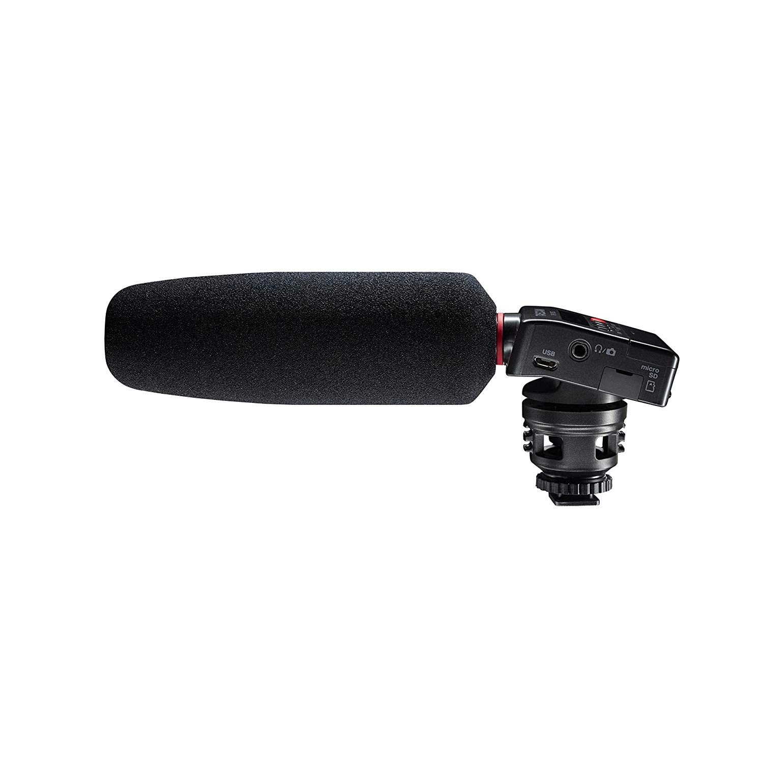 Tascam DR-10SG - Audio recorder with shotgun microphone for DSLR cameras, black, 2 TB