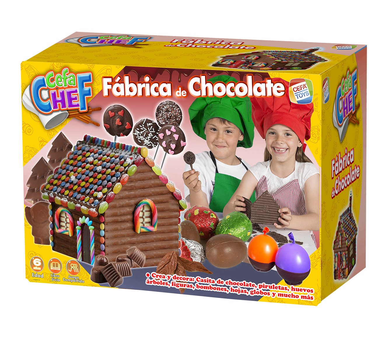 Cefa Chef - Biscuits and Chocolates, Game For Cooking Chocolate factory Sin tañosllaños, Multicoloured - Image 2