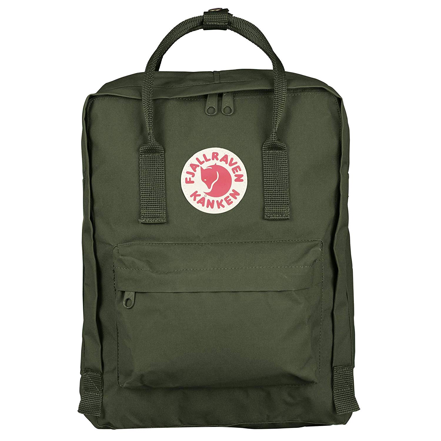 Fjallraven 23510-660 Kånken Sports backpack Unisex Adult Forest Green Size One Size, 12" L x 5" W x 15" H (23L)