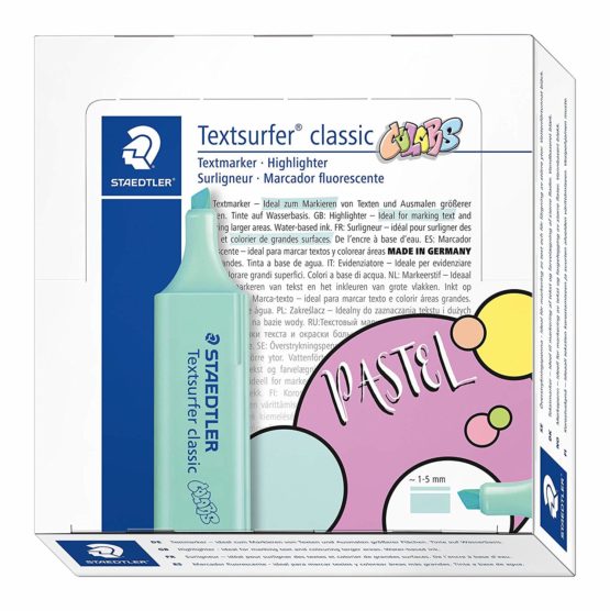 STAEDTLER Textsurfer Classic 364 Edition Colors Highlighter Chisel Tip 1 to 5 mm Mint - Image 3