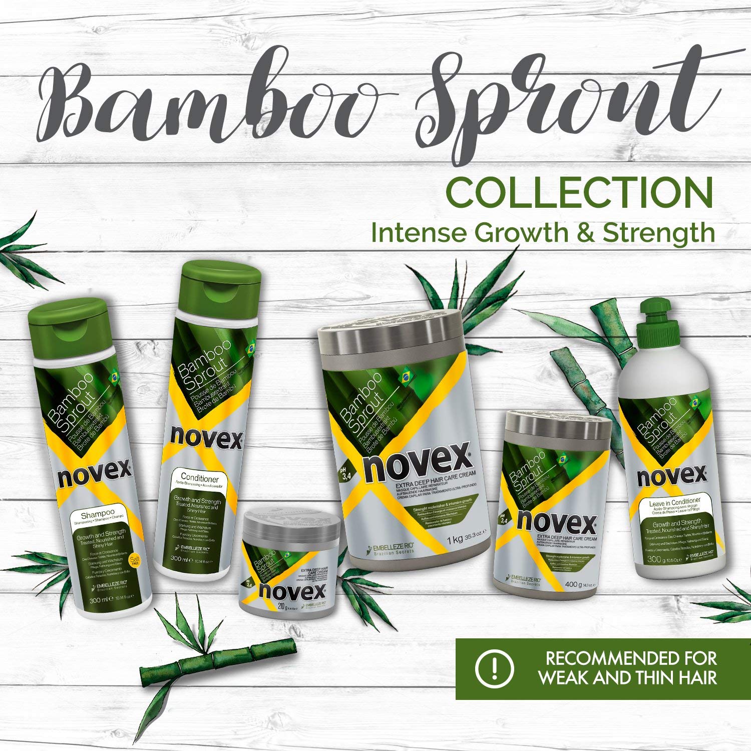 Novex Novex Bamboo Sprout Conditioner, 300 Milliliter, 300 ml (Pack of 1) - Image 4