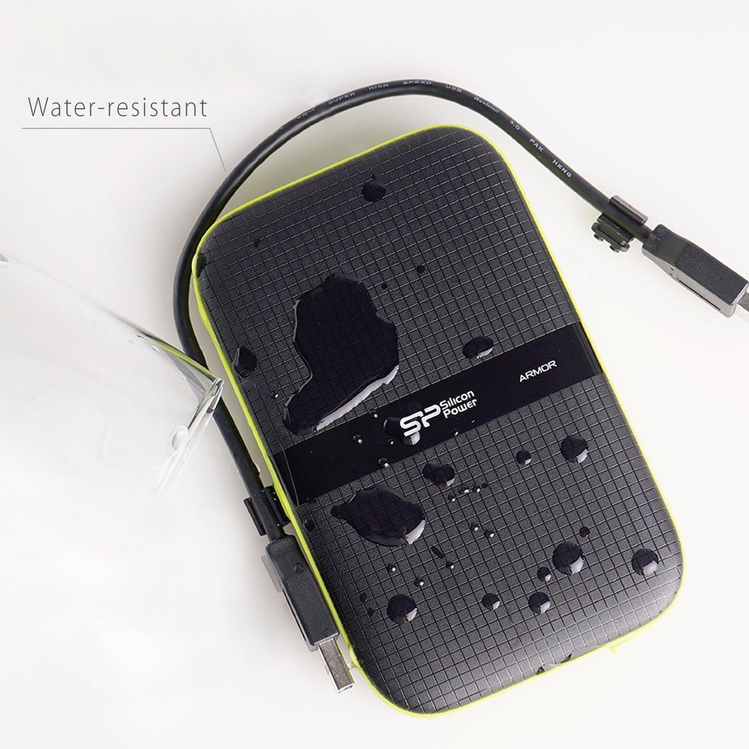 Silicon Power 4 TB External Portable Hard Drive Rugged Armor A60 Shockproof Water-Resistant 2.5 Inch USB 3.0 - Image 3