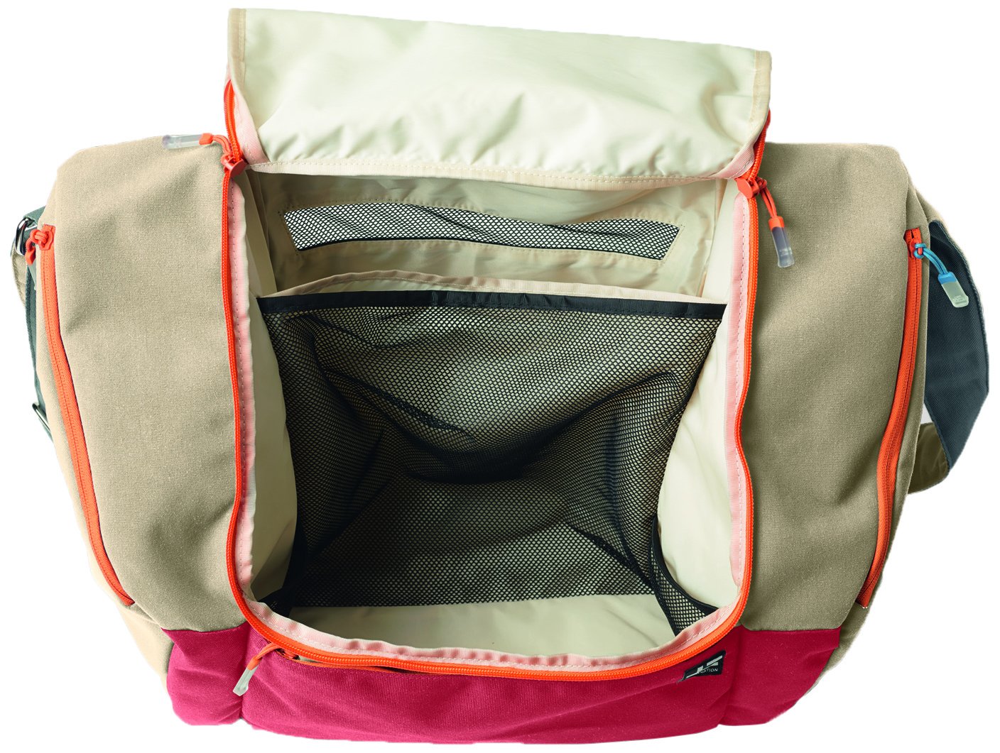 Terra Nation Ika Kopu Beach Unisex Messenger Bag 21lt with organising pockets, Brown/Sand, 21.5 Litres - Image 3