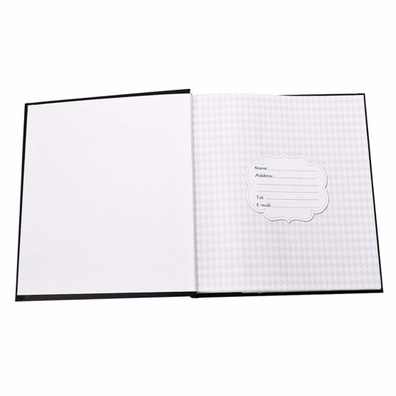Black Memories Memo Slip in Case Photo Album for 120 Photos 5 X 7'' by Arpan - Image 3