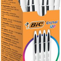 BIC Cristal Up Ballpoint Pens - Black, Box of 20