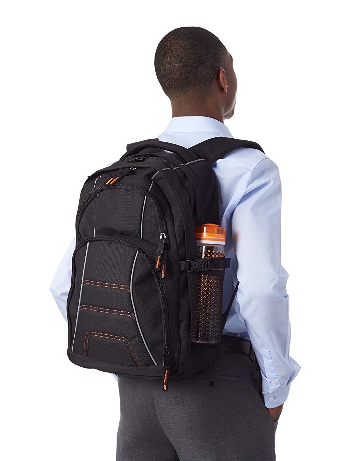 Amazon Basics Laptop Computer Backpack with padded shoulder straps and Organizational compartments for pens keys, cellphone - Image 4