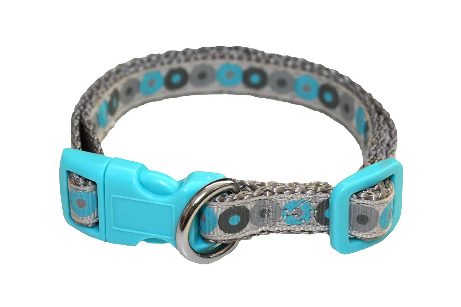 Little Rascals Puppy Collar and Lead Set in Blue Large Adjustable Dog Lead Durable Comfortable Lightweight Outdoor Training Walking for All Breeds