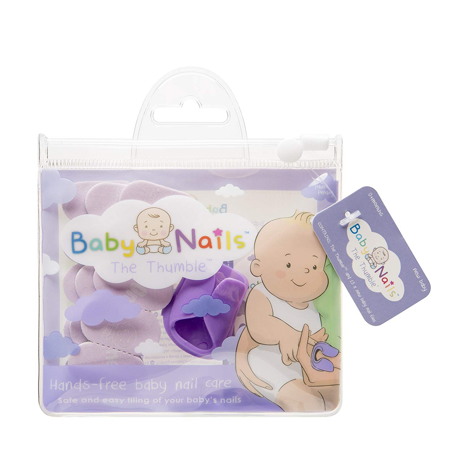 Baby Nails™ - The Wearable Baby Nail File I New Baby Standard Pack - Baby Nail Care Set for Newborn’s (0 Months+)