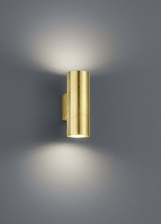 Trio Leuchten Wall Light Metal GU10 1 W 10 x 6 x 16.5 cm Gold, Metal, Cleo Rund, GU10, 1W - Image 2
