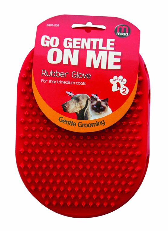 Mikki Dog, Cat Rubber Grooming Glove - Short Hair Remover - Brush for Small, Medium and Large Pets - Image 3