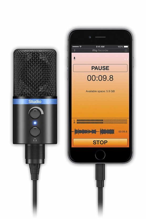 IK Multimedia iRig Mic Studio Microphone - Black