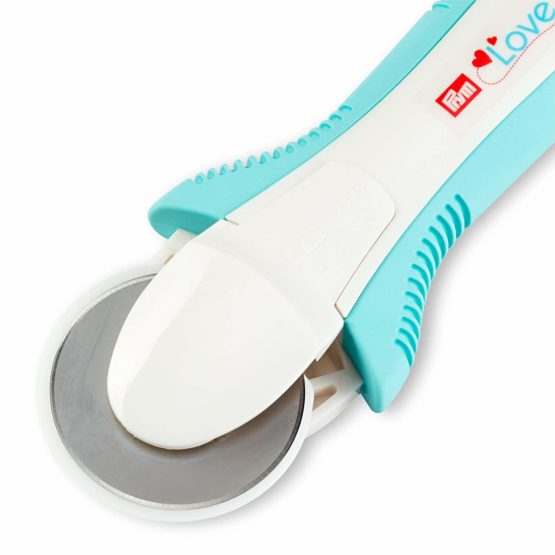 Prym Love Rotary Cutter 45 mm, Metal, Light Blue/White, 24 x 8.5 x 3 cm - Image 2