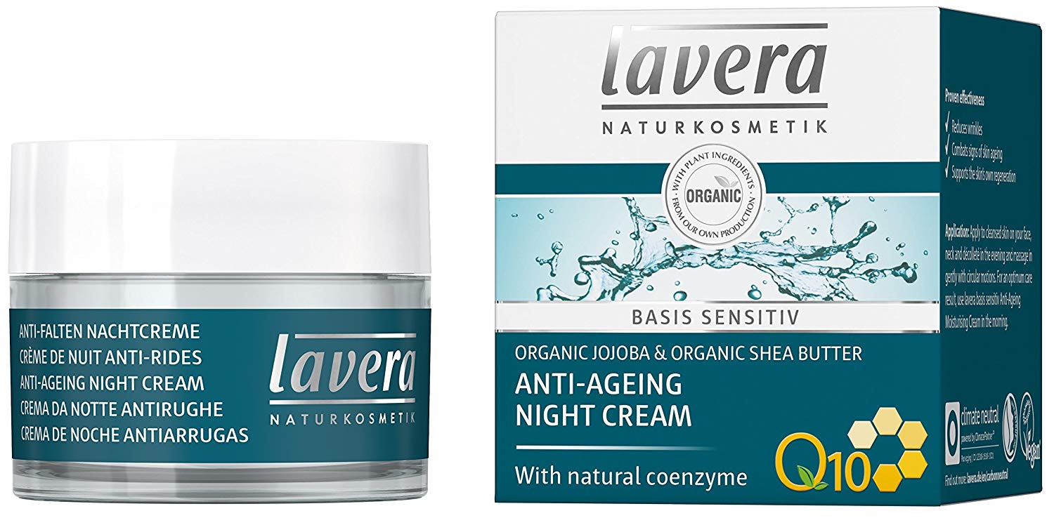 lavera Anti-Ageing Night Cream Number Q10, 50 ml (Pack of 1)