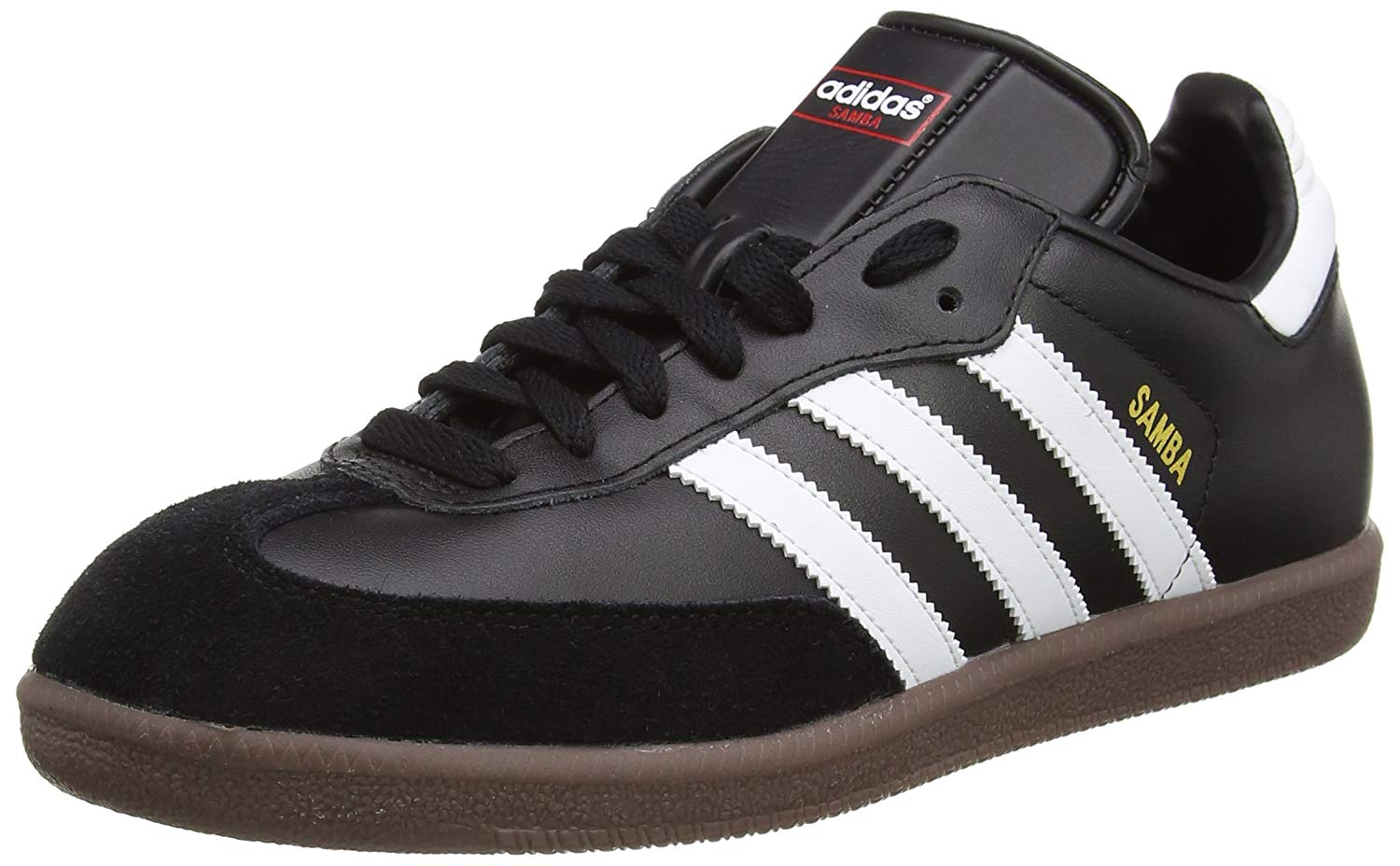 adidas Originals Men's Samba Trainers, Black White 019000, 8.5 UK