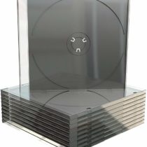 MEDIARANGE BOX21-M Empty CD Case Pack of 50 Black