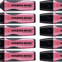 Highlighter - STABILO BOSS EXECUTIVE Box of 10 Pink