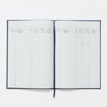Exacompta Guildhall Account Book, 298x203mm, 3 Cash Columns, Dark Blue