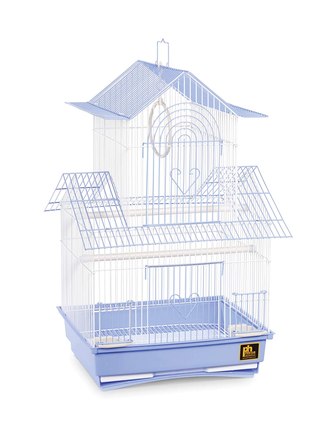 Prevue Hendryx SP1720-2 Shanghai Parakeet Cage, Blue and White, Blue/White