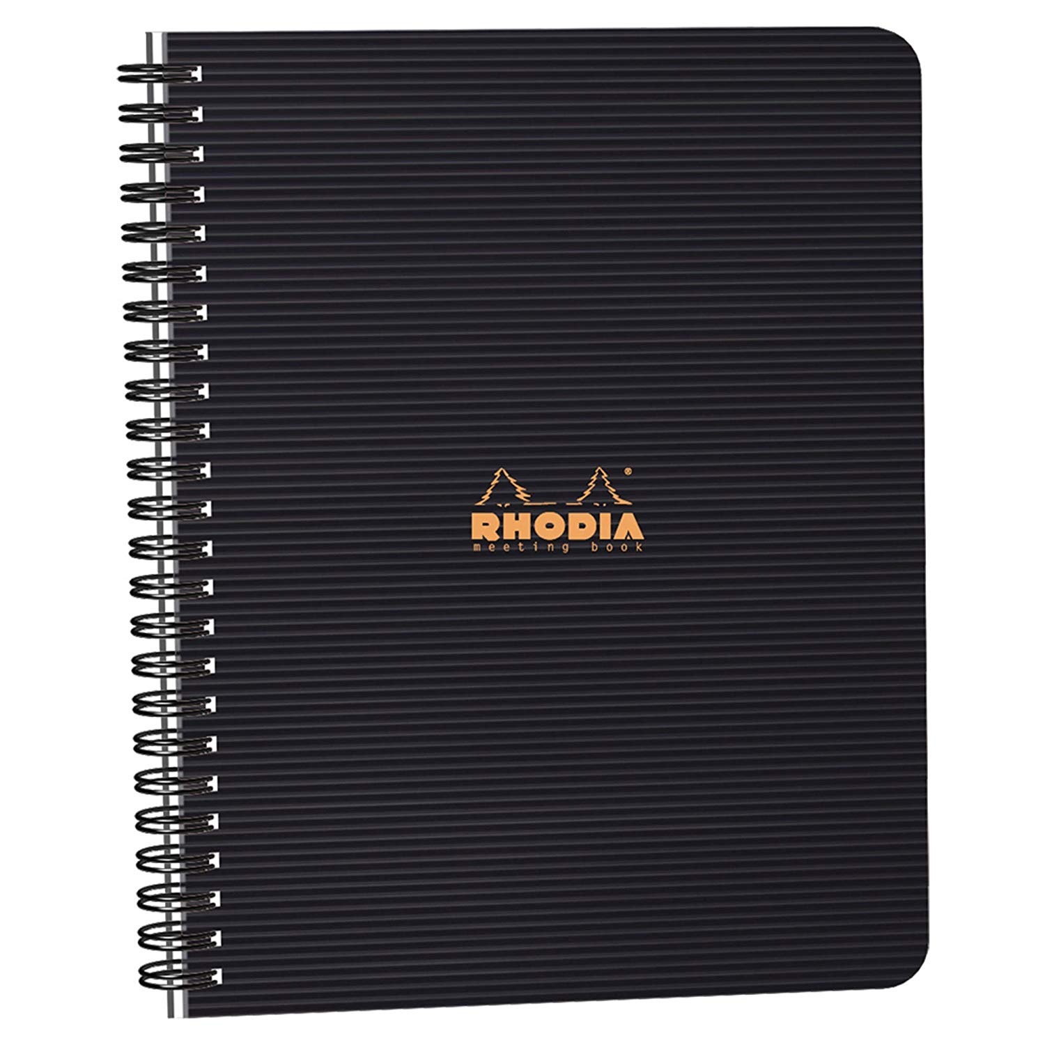 RHODIA 119941C - Spiral Notebook (Full Bound) Meeting Book Black A5+ - Image 2
