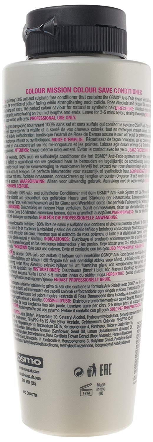 OSMO Colour Save Conditioner 300 ml, Off White, 300 ml (Pack of 1) - Image 2
