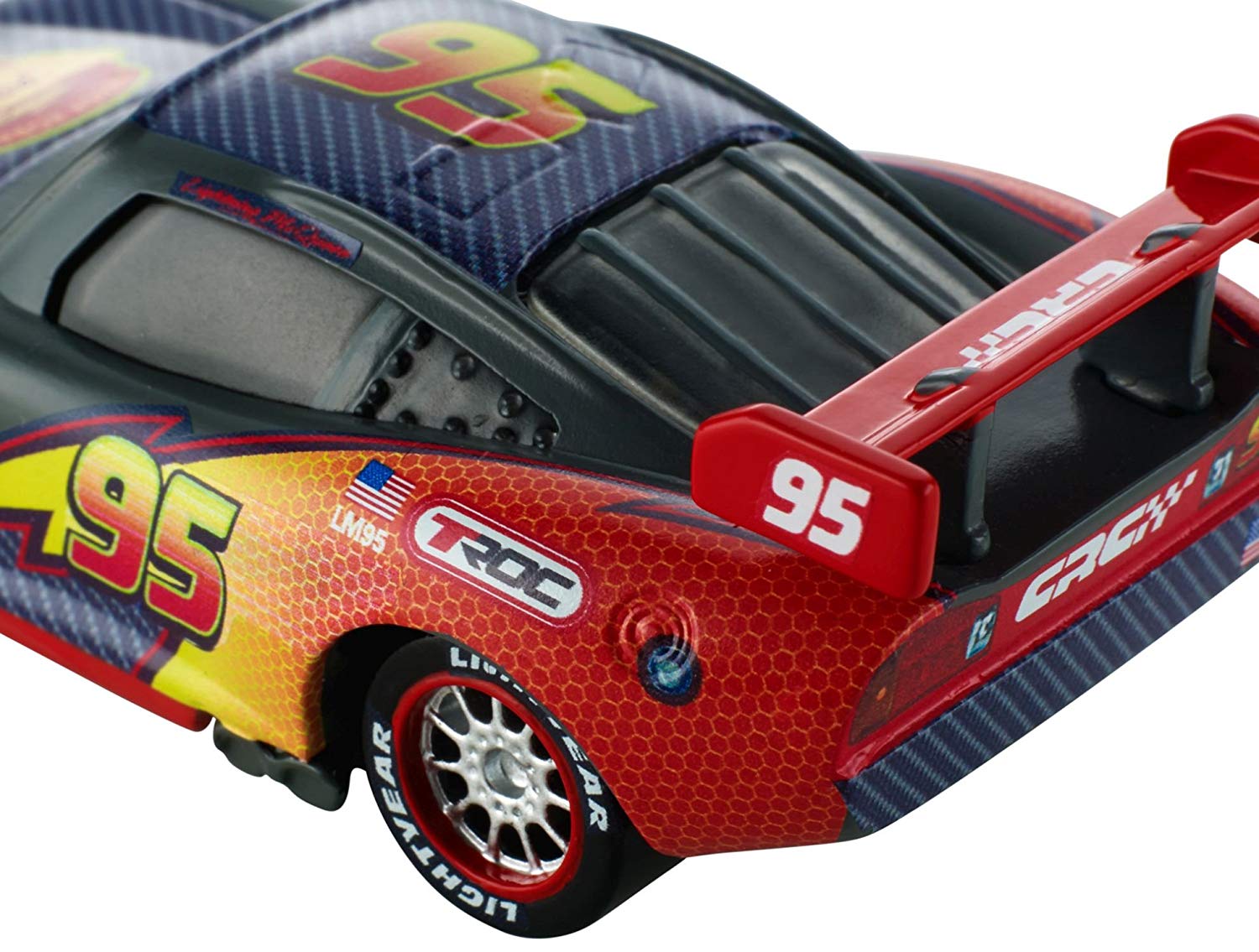 Disney Cars Carbon Fiber Diecast Vehicle, Lightning McQueen by Mattel ...