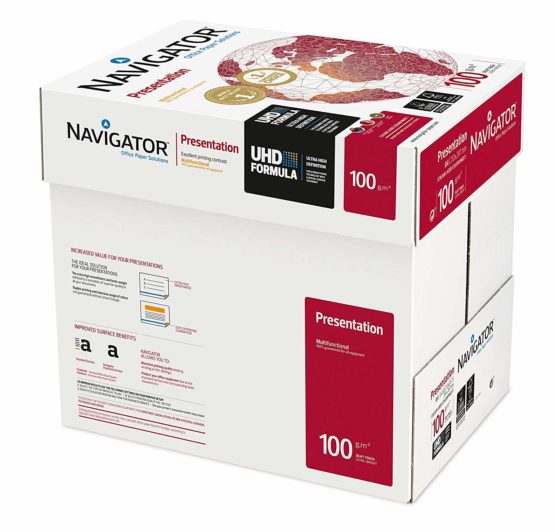 NAVIGATOR 100gsm A4 Presentation Paper - White,pack of 5