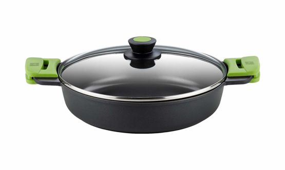 Braisogona Prior -Cast Aluminium Low Casserole, 28 cmly durable cast aluminium with pfoa non-stick coating Cookers Including Induction.