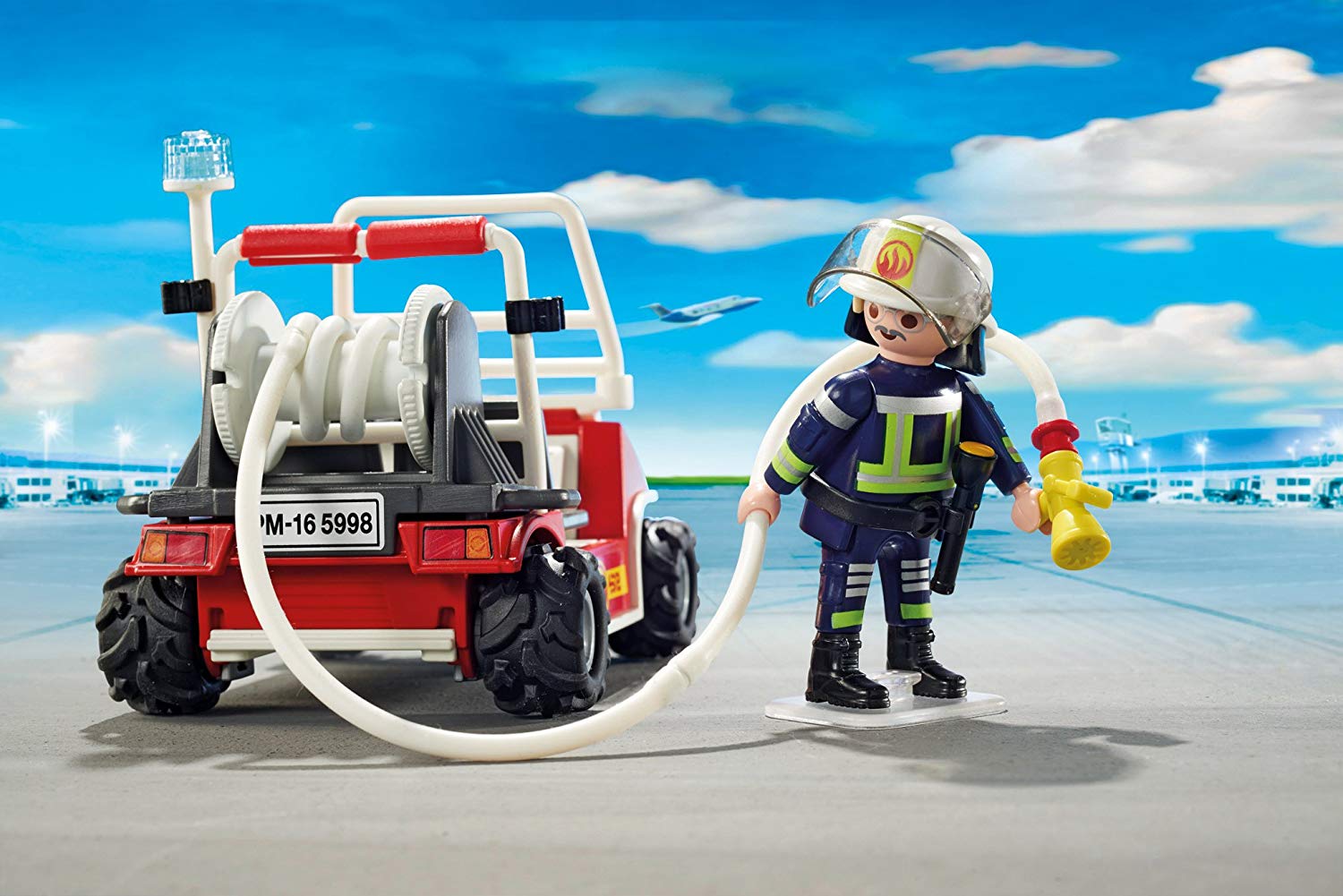 Playmobil 5398 City Action Fire Quad, Fun Imaginative Role-Play, PlaySets Suitable for Children Ages 4+, Multicolor - Image 4