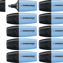 Highlighter - STABILO BOSS MINI Box of 10 Blue