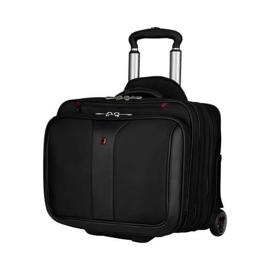 Wenger 600662 PATRIOT 17 Inch 2-Piece Business Wheeled Laptop Briefcase, Padded Laptop Compartment with Matching 15.4 Inch Laptop Case in Black {25 Litre} - Image 3