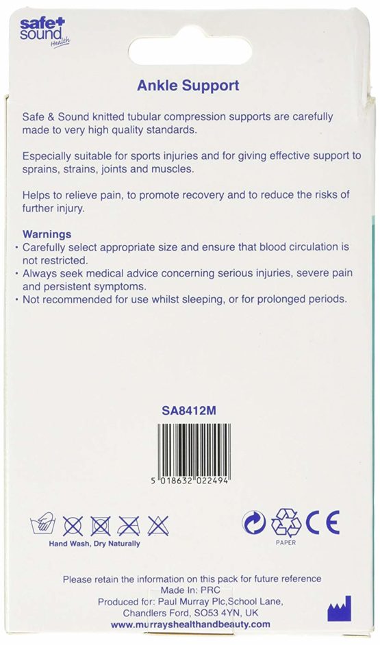 Safe & Sound Ankle Support Medium/Large (20-25cm) - Image 2