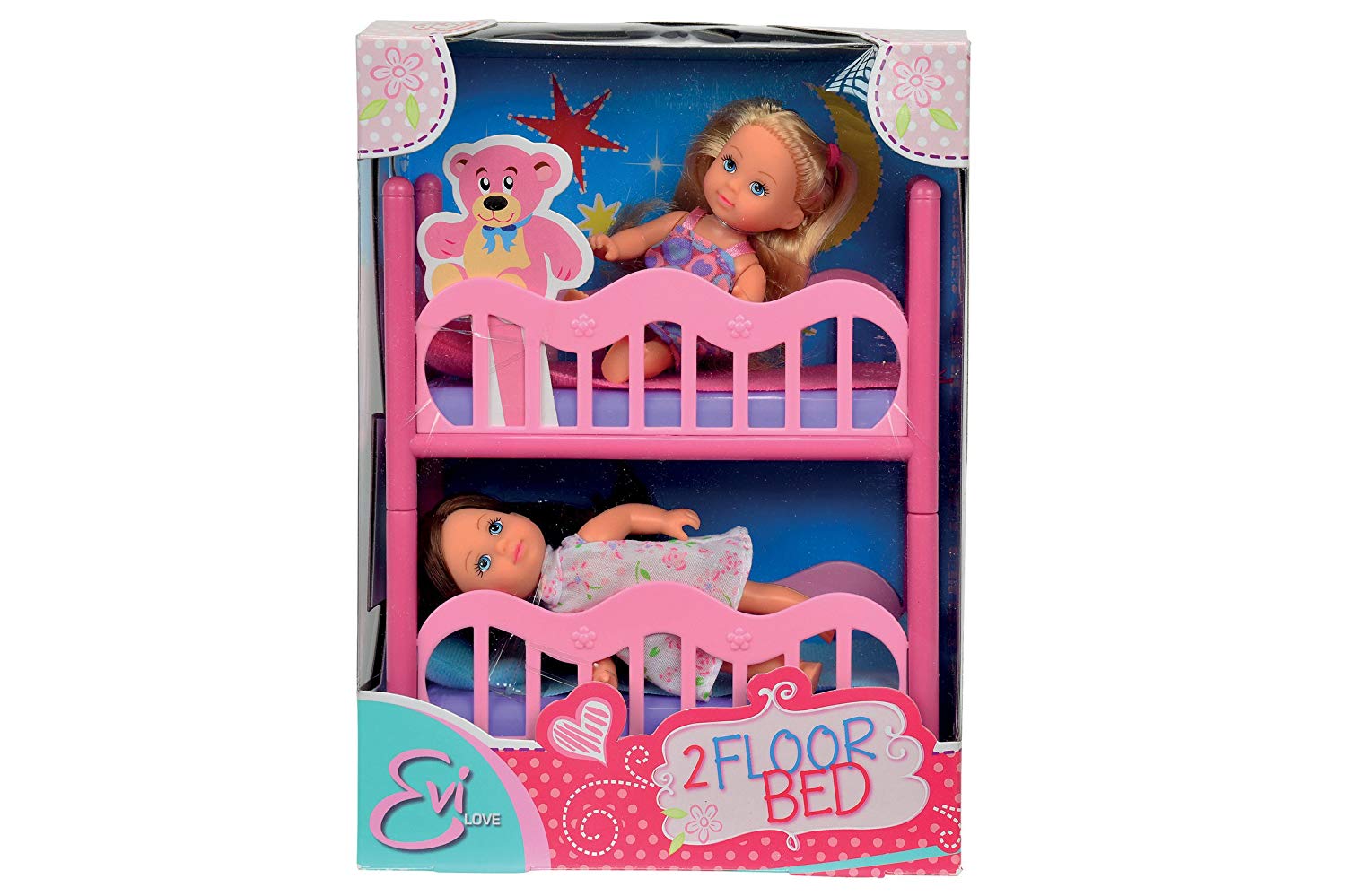 Evi LOVE - Bunk Bed Doll Playset - 12cm, Multicolor, standard size - Image 3