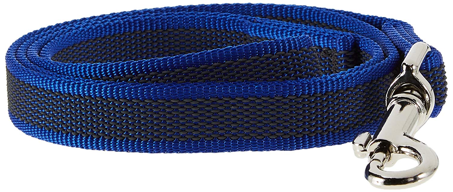 Color & Gray Super-Grip Leash with Handle, 20 mm x 1 m, Blue-Gray