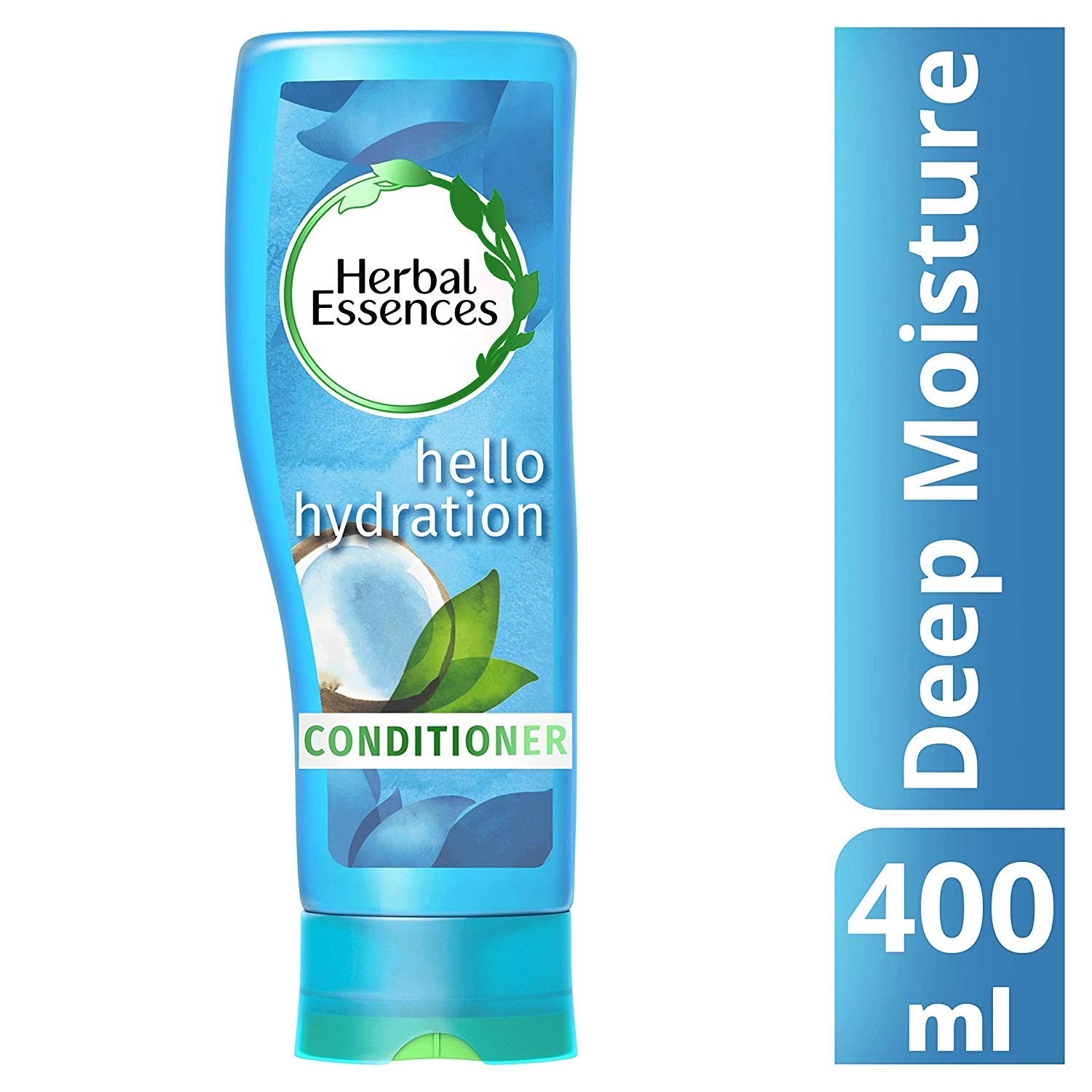 Herbal Essences Hello Hydration Coconut Conditioner, 400 ml, Pack of 6, white, 400 ml (Pack of 6)
