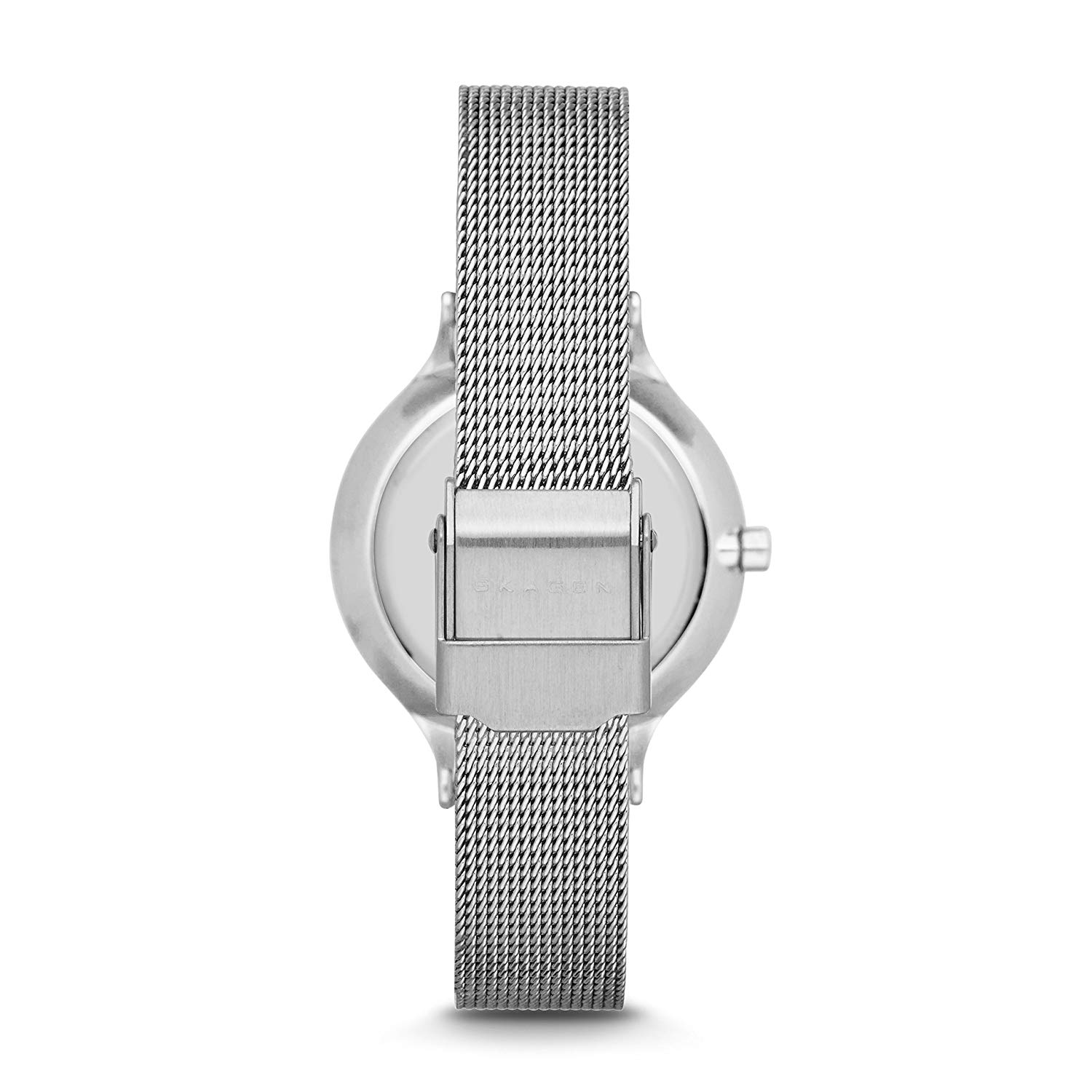 Skagen Watch for Women Anita Lille Three Hand Movement, 30 mm Silver Stainless Steel Case with a Stainless Steel Mesh Strap, SKW2149 - Image 3