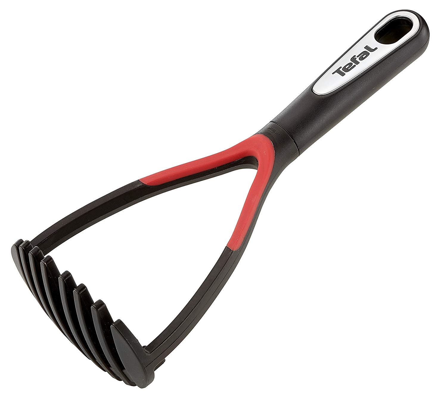 Tefal Ingenio K2071214 - Potato Masher, Rot/Schwarz, 32.2 x 9.2 x 8.8 cm
