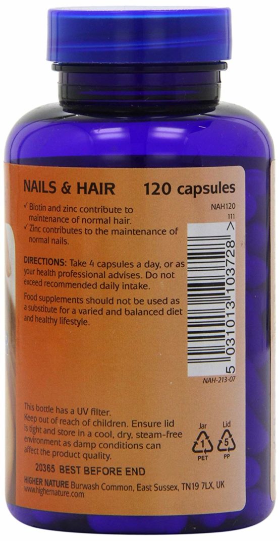 Higher Nature Nails & Hair Pack of 120 - Image 3