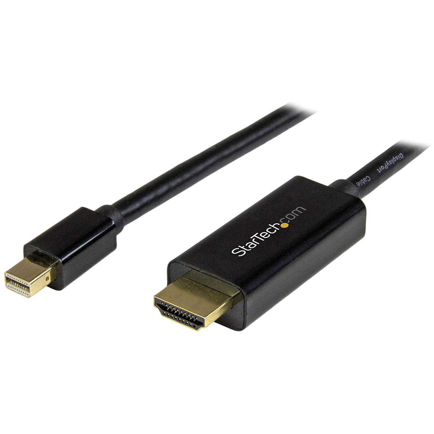 StarTech.com 3ft (1m) Mini DisplayPort to HDMI Cable, 4K 30Hz Video, mDP to HDMI Adapter Cable
