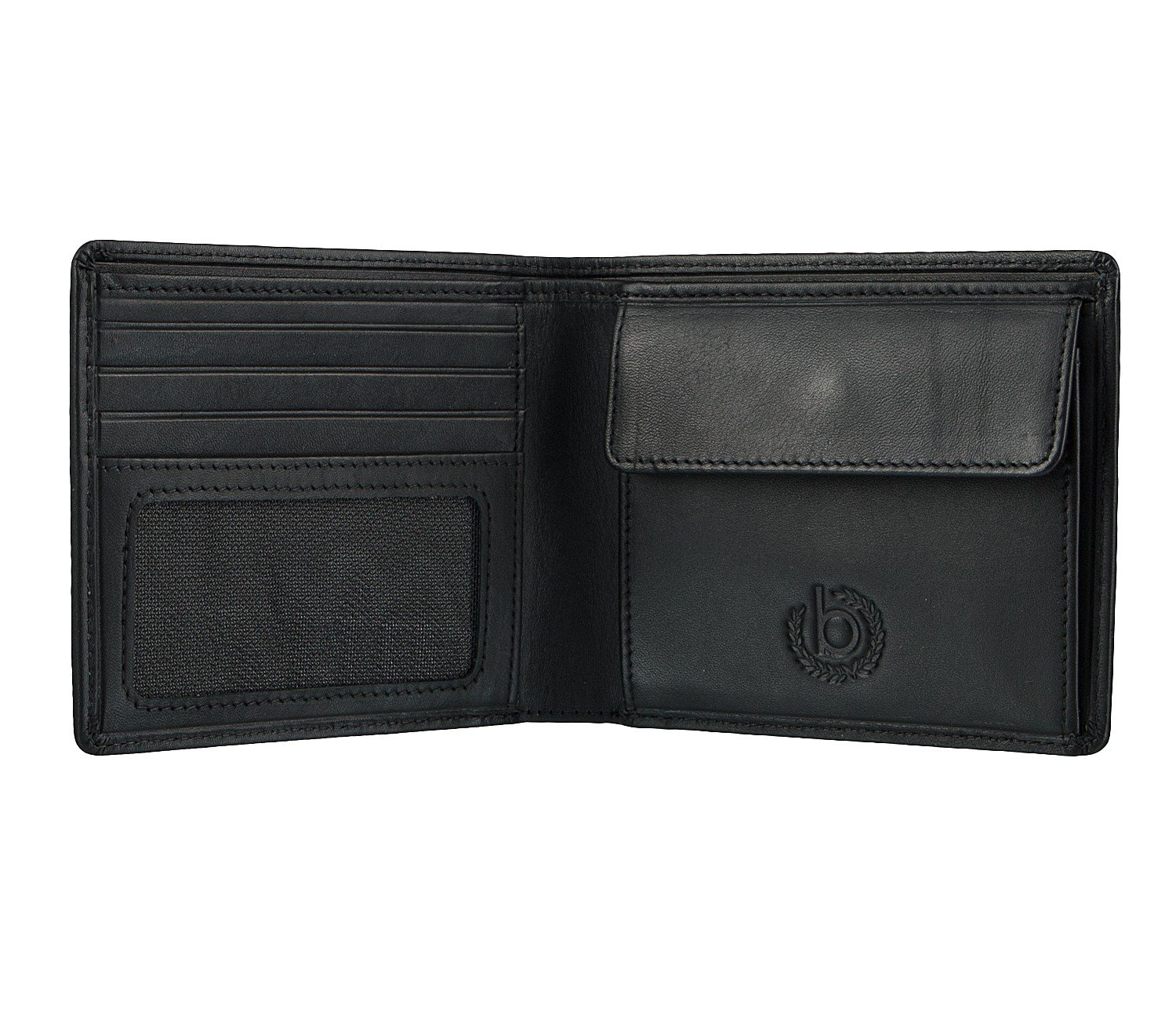 Bugatti Basic Purse Primo Coin Pouch, 10 cm, Black, Schwarz - Image 2