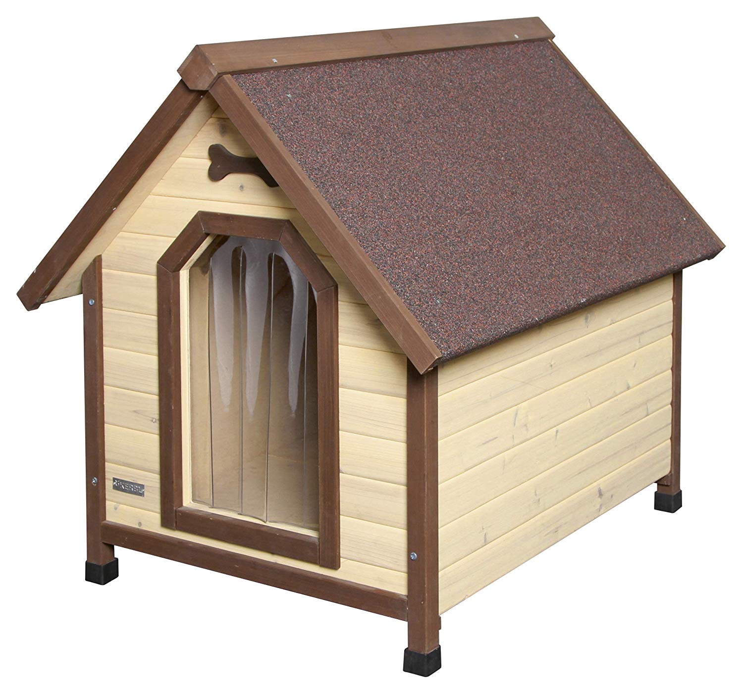 Kerbl Dog House 4-Seasons 100 x 83 x 94 cm,Brown