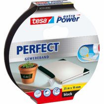 Tesa 56339-00002-01 Extra Power Perfect Adhesive Tape 25 m x 19 mm Black