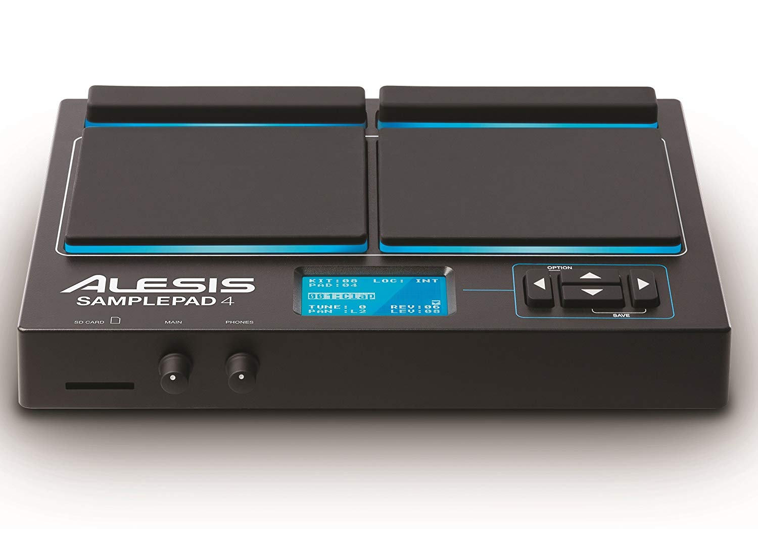 Alesis Sample Pad 4, Compact Percussion and Sample Triggering Instrument with 4 Velocity Sensitive Pads - Image 3