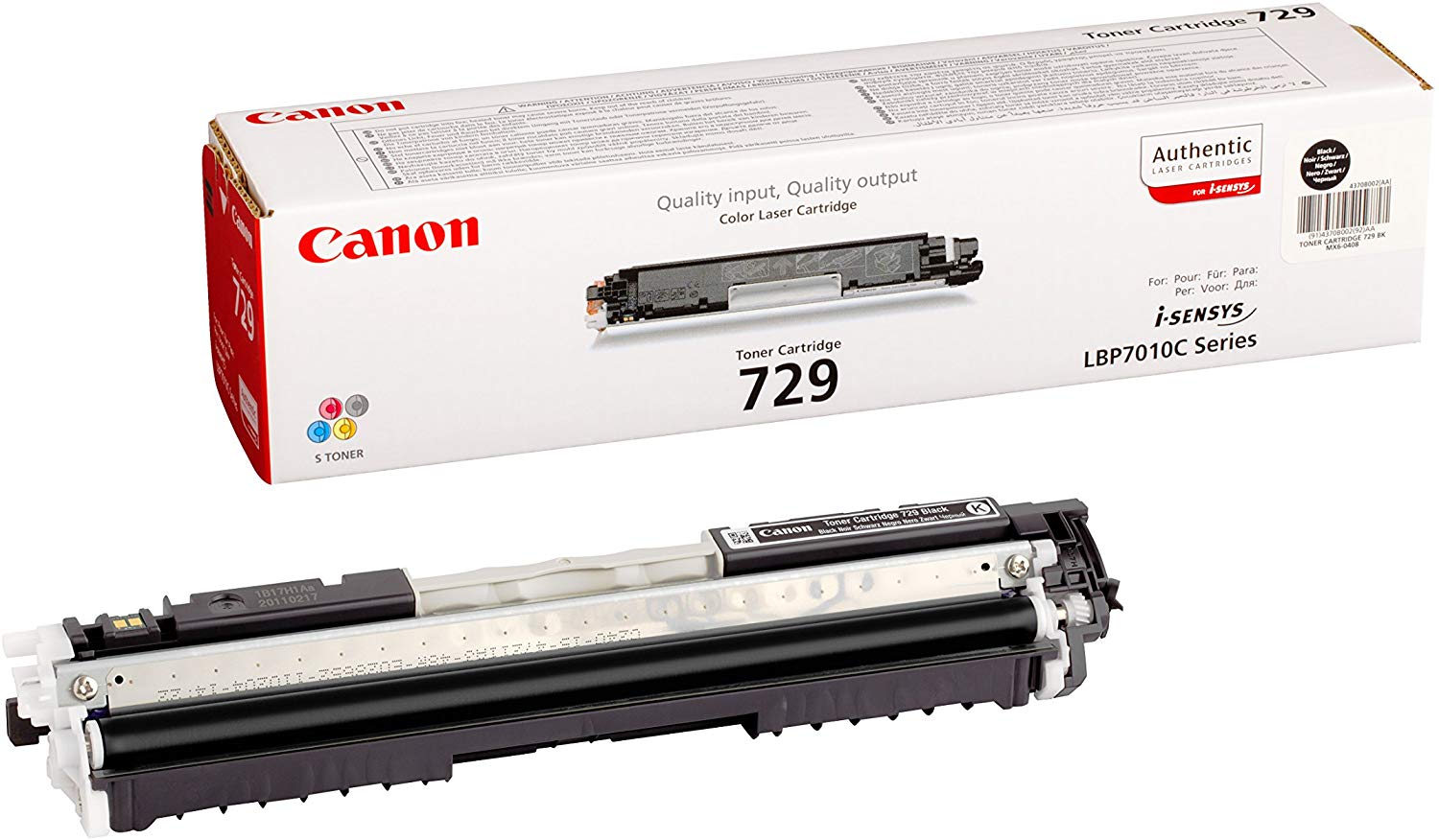 Canon 729 Toner Cartridge - Black, 4370B002