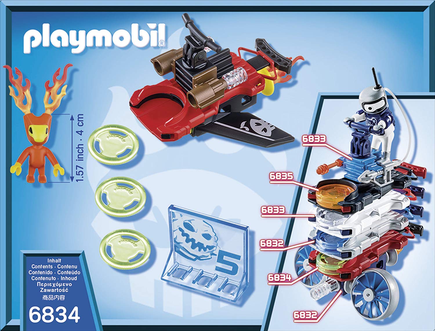 Playmobil 6834 Sparky with Disc Shooter, Fun Imaginative Role-Play, PlaySets Suitable for Children Ages 4+ - Image 2