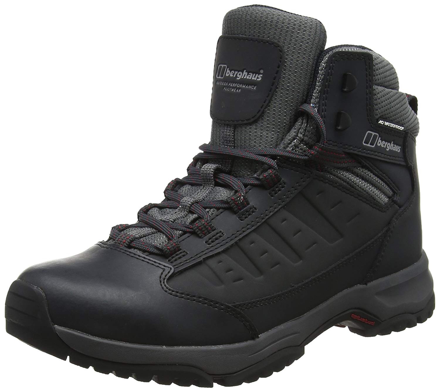 Berghaus Men's Expeditor Ridge 2.0 Waterproof Walking Boots, Black Red, 8 UK