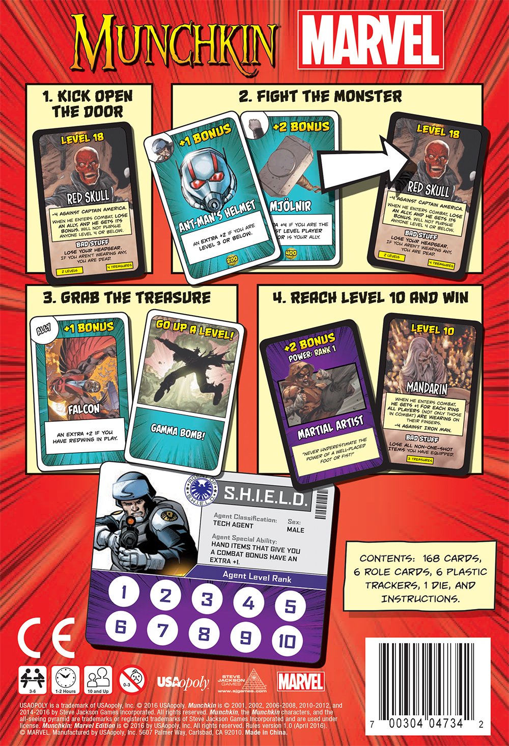 Steve Jackson Games - Munchkin: Marvel - Board Game, Multicolor - Image 3