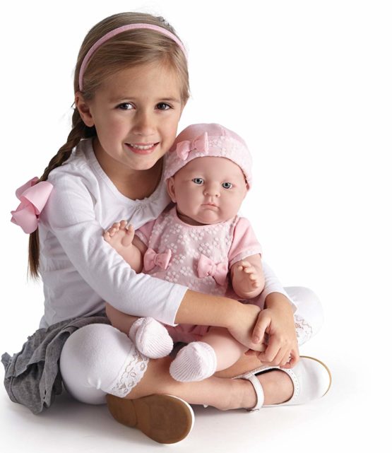 JC Toys Lily 18" Baby Doll in Light Pink - Image 2